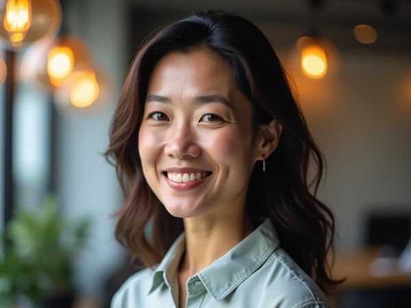 AI headshot sample, executive portrait